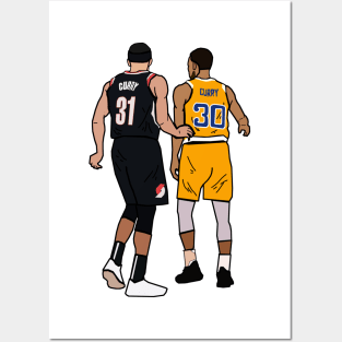 Steph Curry x Seth Curry 'Splash Brothers' - Portland Trailblazers/Golden State Warriors Posters and Art